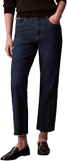 Calvin Klein Women's High Rise Straight Fit Jeans