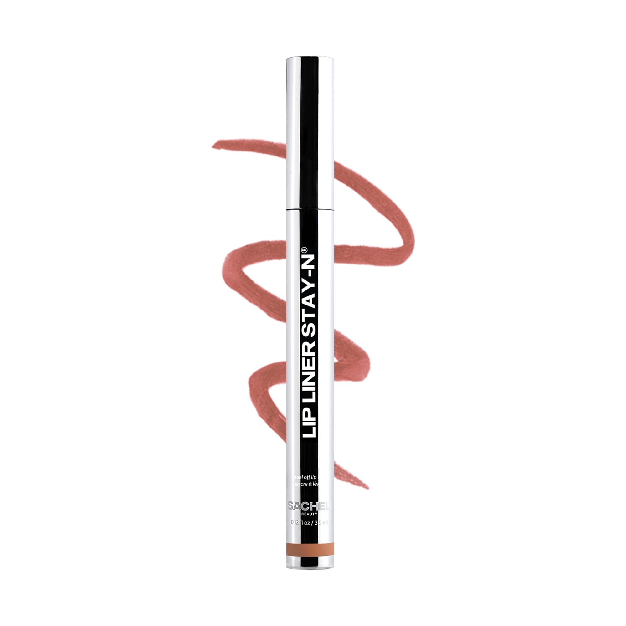 Sacheu Lip Liner STAY-N Peel Off Lip Stain, Longwear, p-INKED | Water-resistant,