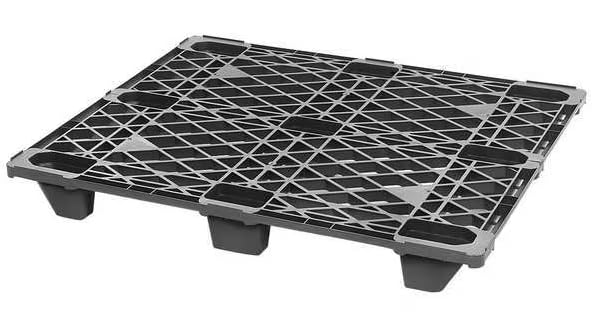 Heavy Duty 48" L x 40" W x 5" H Recycled High Density Polyethylene Pallets 3,500