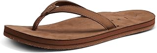 REEF womens Reef Solana Leather Flip-Flop