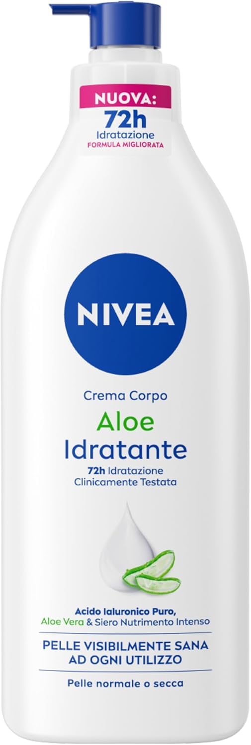 NIVEA Aloe Moisturizing Body Cream, 500 ml