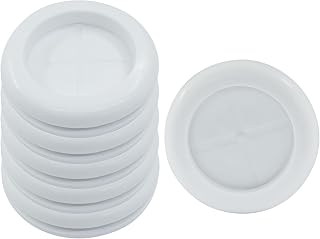 6 occhielli in gomma per fori per trapano, diametro interno 3,8 cm, protezione per cavi firewall, kit di occhielli rotondi su entrambi i lati (bianco)