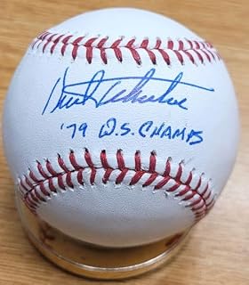 Autographed Kent Tekulve "79 WS Champs" Official Rawlings Major League Baseball