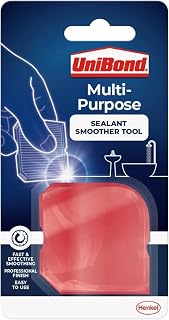UniBond Sealant Finishing Tool, Silicone Smoother for Wall & Floor | Multi-Purpose Silicone Sealant Tool, Smooth & Professional Finish, Suitable for Wall & Floor Applications
