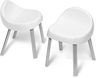 Skip Hop Toddler's Activity Chairs, Set of 2, Metal, White
