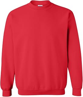 Gildan Fleece Crewneck Sweatshirt, Style G18000, Multipack Men's Shirt (Pack of 1)
