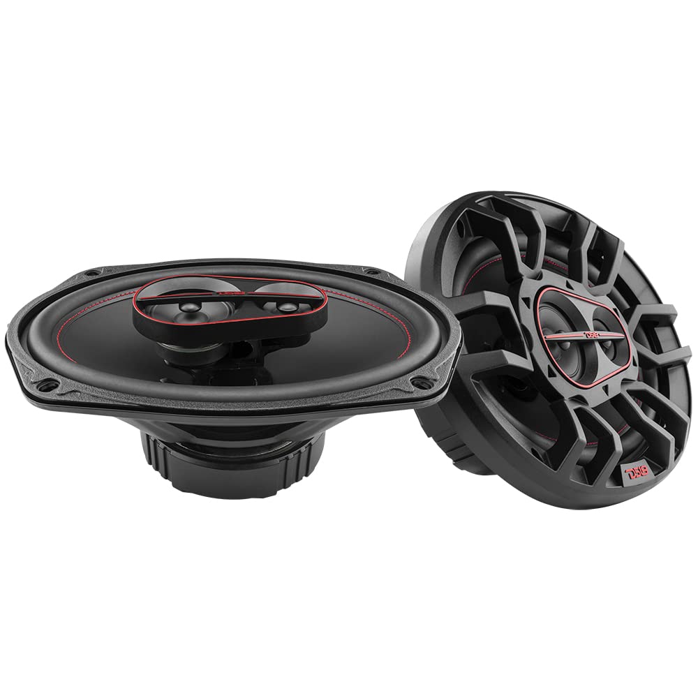 DS18 G6.9Xi GEN-X 6x9 3-Way Coaxial Speakers 180 Watts 4-Ohm with Mylar Dome Twe