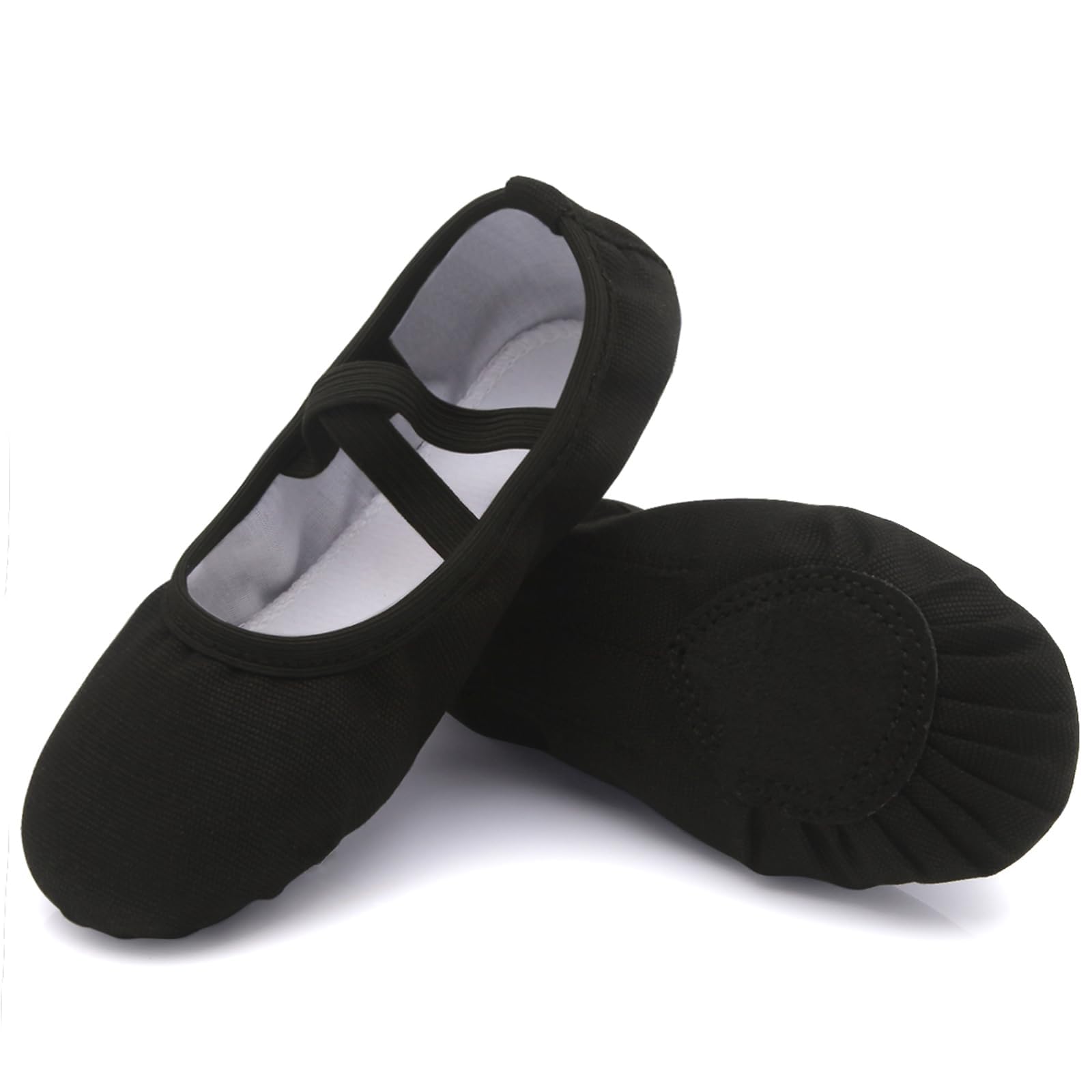 Uniuni Split Leather Sole Ballet Flats for Kids and Adults (We recommend buying 