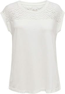 Only Women Onlnicole S/S Mix Top Noos T-Shirt