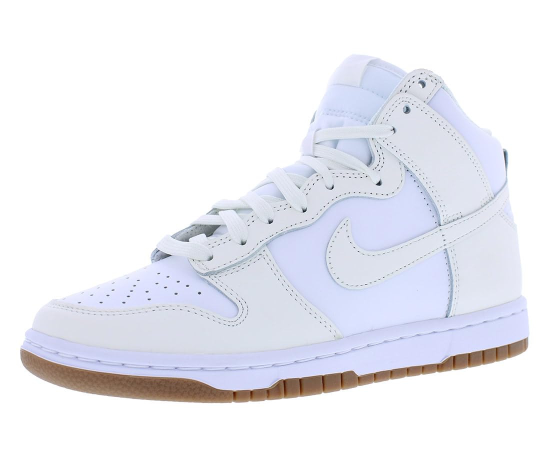 Nike DD1869-106 WMNS DUNK HIGH WHITE/DARK SULFUR/WHITE Women's Dunk High White Y