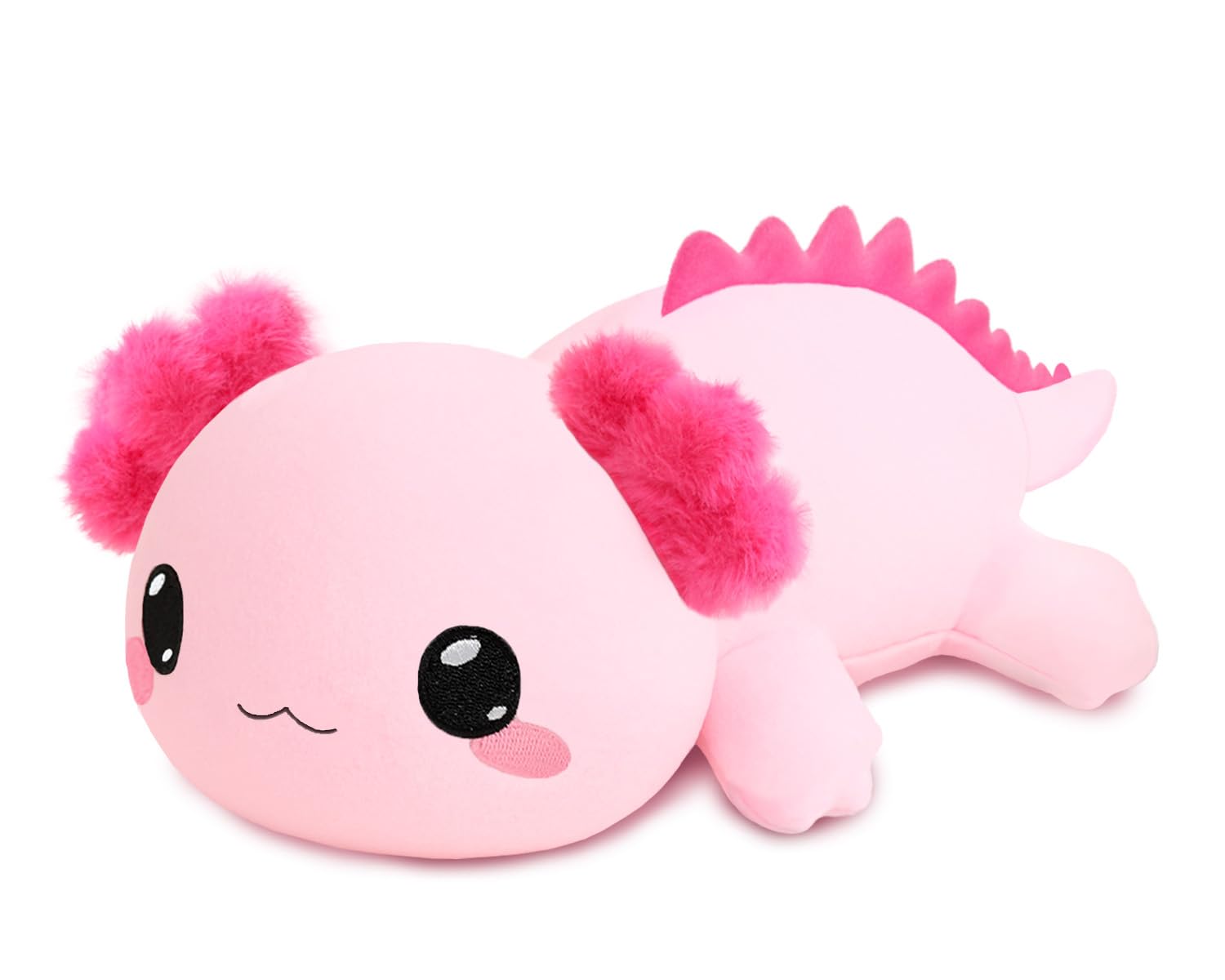 TOYSYM Weighted Stuffed Animals, Axolotl Stuffed Animal with Weighted Beads, Cut