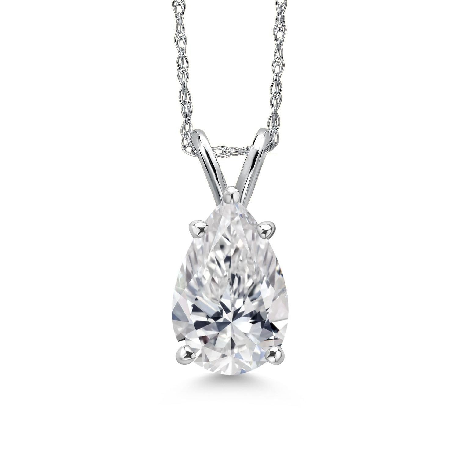 Gem Stone King 1-5 Ct IGI Lab Diamond Pendant
