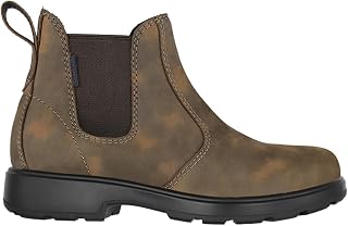 Comfy Moda Women's Waterproof Leather Chelsea Ankle Boots w/Rubber Outsole