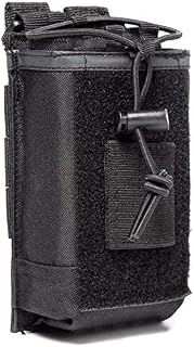 Radio Case/Radio Holder Molle Tactical Radio Holster Heavy Duty Radios Pouch Bag for Two Ways Walkie Talkies Compatible with Bags/Packs/Duffels