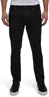 DKNY Bedford Slim Fit Jeans for Men - Tapered Leg Stretch Denim Pants, Classic 5-Pocket Styling | Mens Slim Fit Jeans