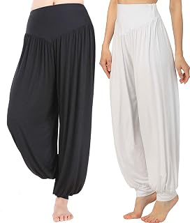 Hoerev Super Doux Modale Harem Yoga Pilates Spandex Pants