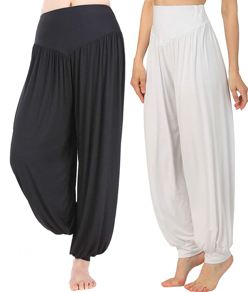Hoerev Super Doux Modale Harem Yoga Pilates Spandex Pants