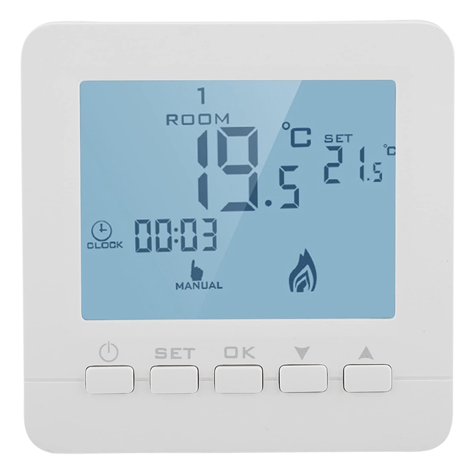 Programmable Thermostat, Baseboard Heater Thermostat Gas Fireplace Thermostat wi
