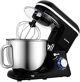 Aucma Stand Mixer, Large Food Mixer with 7L Bowl for Family Baking, 1400W