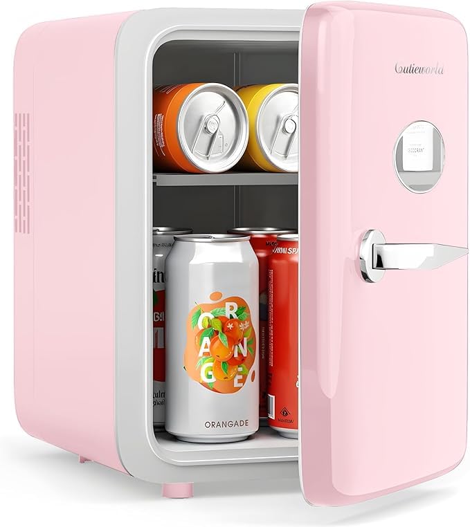 CUTIEWORLD Skincare Fridge - 4L Makeup Fridge for Refrigerating Makeup, Skincare