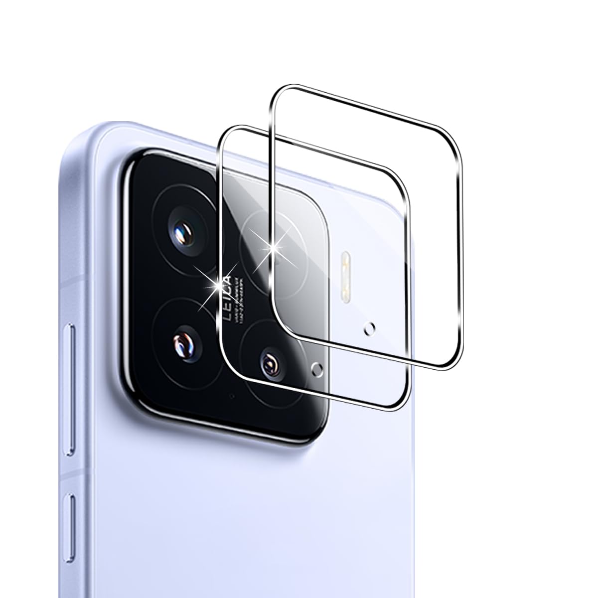 For Xiaomi Mi 15 Camera Lens Protector, 2 Pieces 9H Hardness Anti-scratch Anti-f