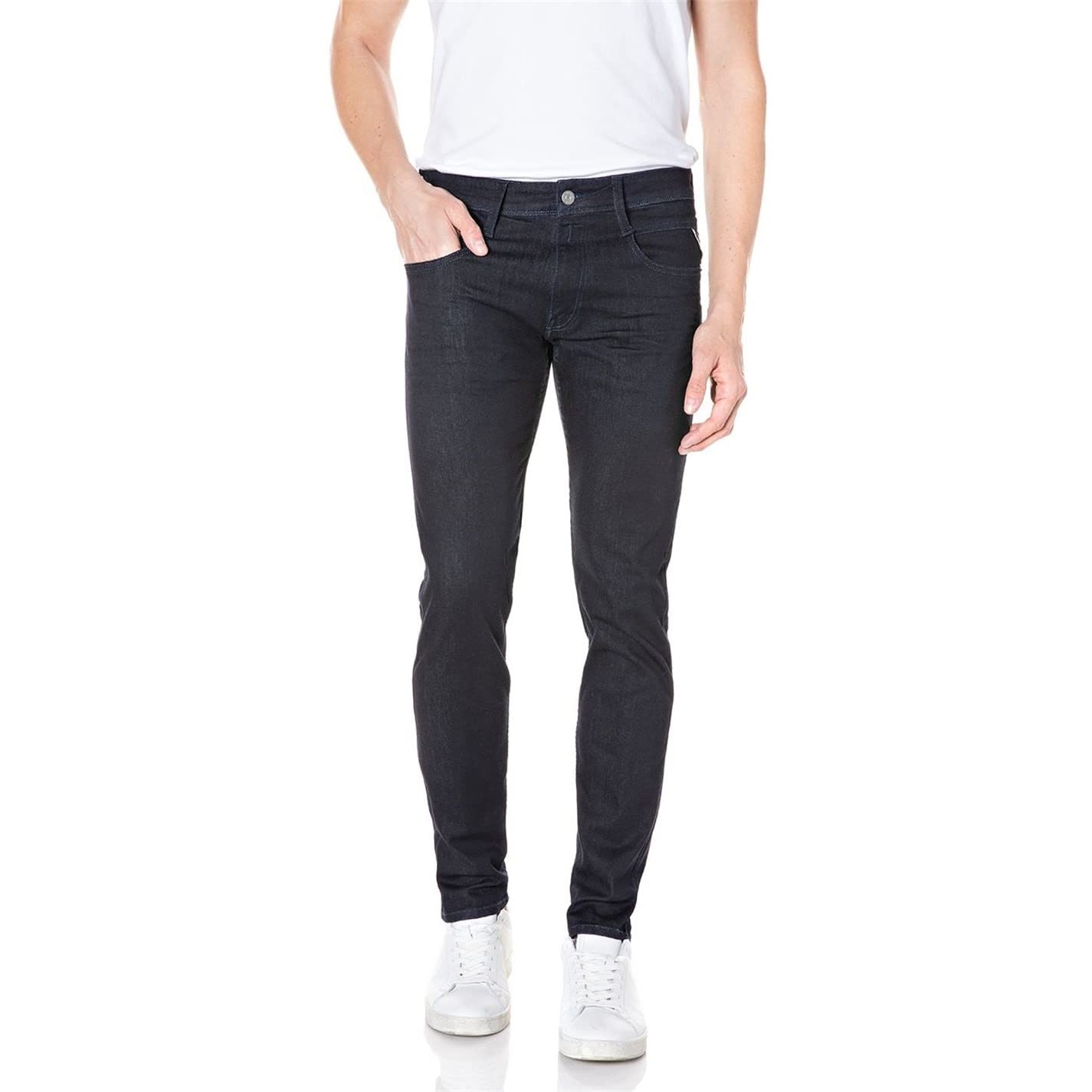 Replay Men's M914y Anbass Garment Dyed Jeans (Pack of 1)