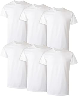 Hanes Men's Undershirt Packs, Stay-Tucked Soft Cotton Undershirts, Best Undershirts for Men, White/Black/Asstd Multipacks