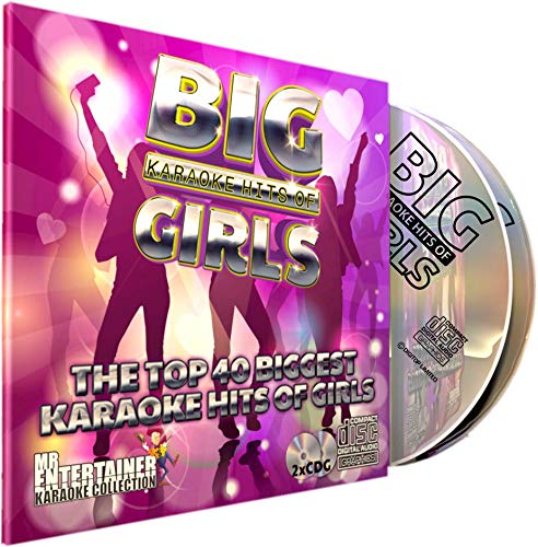 GIRLS KARAOKE CD+G (CDG) Disc Pack. 40 Greatest Female Songs Ever