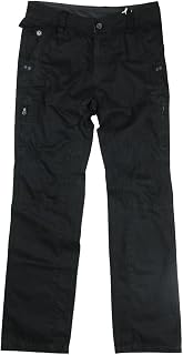 Ochenta Mens Casual Cargo Work Pants Cotton Pants with 8 Pockets (No Belt)