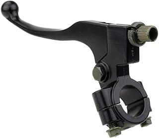 7/8" Universal Motorcycle Black Left Clutch Brake Handle Lever Perch for Honda CRF XR 80 100 CRF80 XR200 SSR 125cc Coolster Roketa Baja X-Treme Pit Dirt Motor Bike Motocross Parts