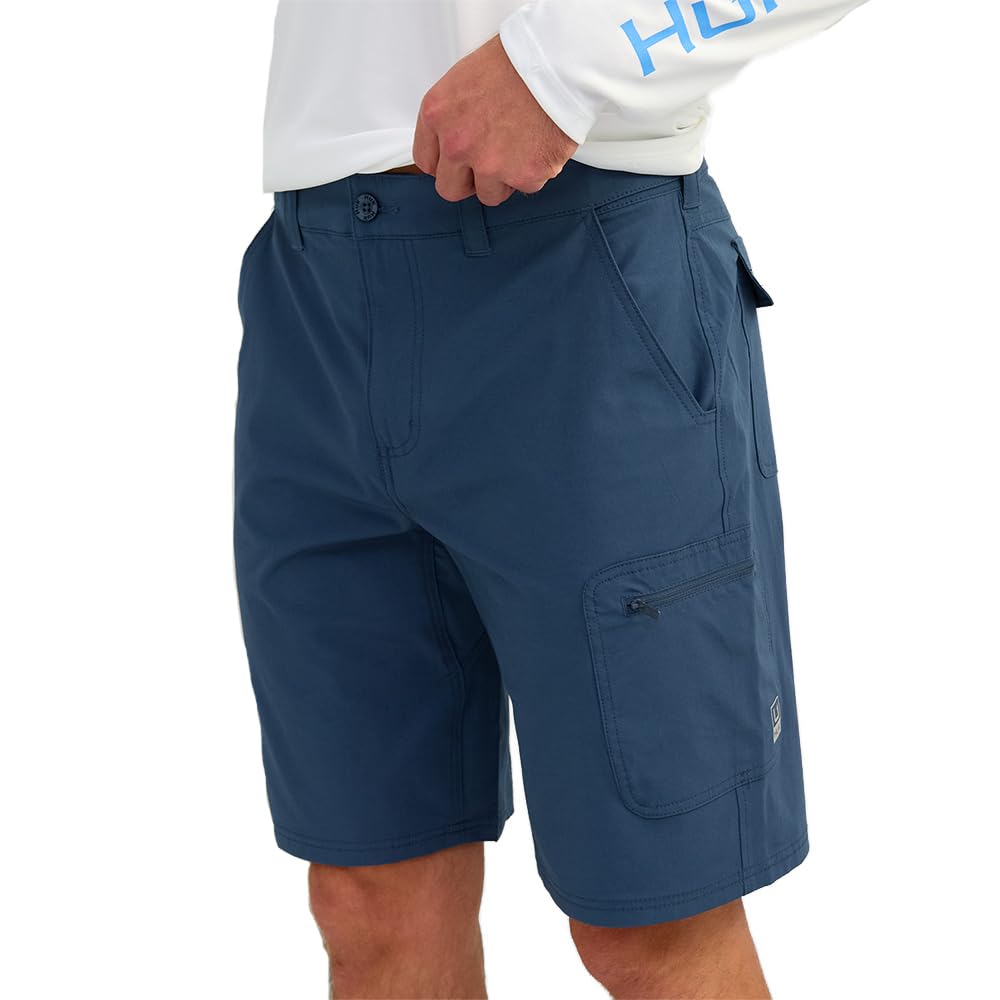HUK Men's Next Level 10.5" Short, Quick-Drying Fishing Shorts for Men