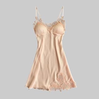 Women's Summer Sleeveless Lace Nightdress Comfortable Decoration Casual Sleepwear Home