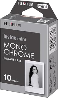 Instax Mini Instant Film, Monochrome, Single Pack