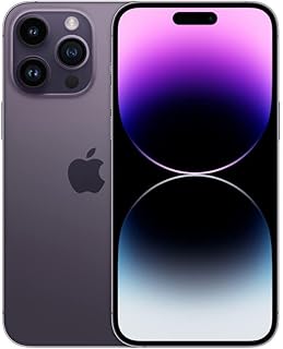Apple iPhone 14 Pro Max, 128GB, Deep Purple - Locked to Verizon (Renewed)