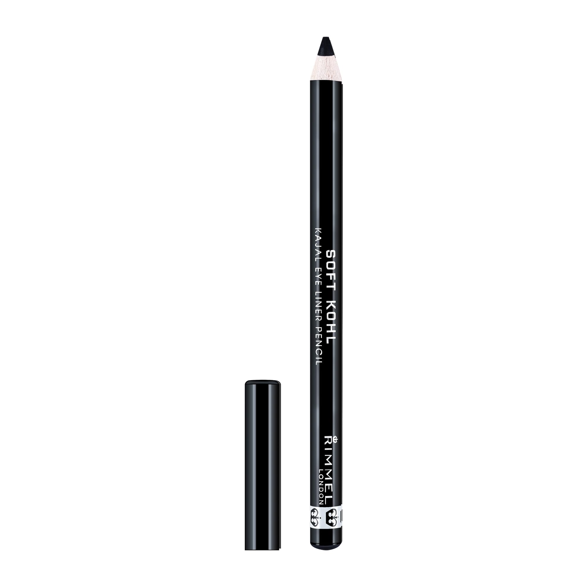 Rimmel Soft Kohl Kajal Professional Eyeliner Pencil, Intense Long-Lasting Colour