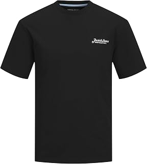 JACK & JONES Tee SS Frontprint Crew Neck Jjbeau Men's Short-Sleeved T-Shirt with Front Print