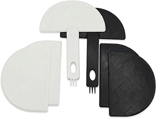 The GlobeScraper with Step Fork Compatible with Litter-Robot, White | Liner-Safe Stuck-Waste Removal Tool | Deep Cleaning Accessory