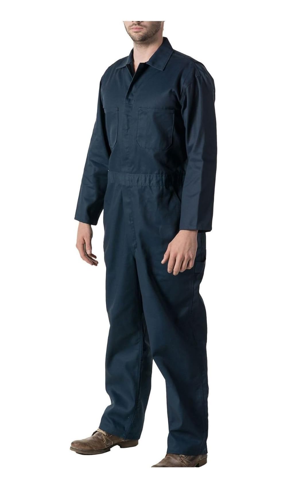 GRS Mens C2 Dark Navy Work Overall - Protective Coverall Workwear Boiler Suit fo