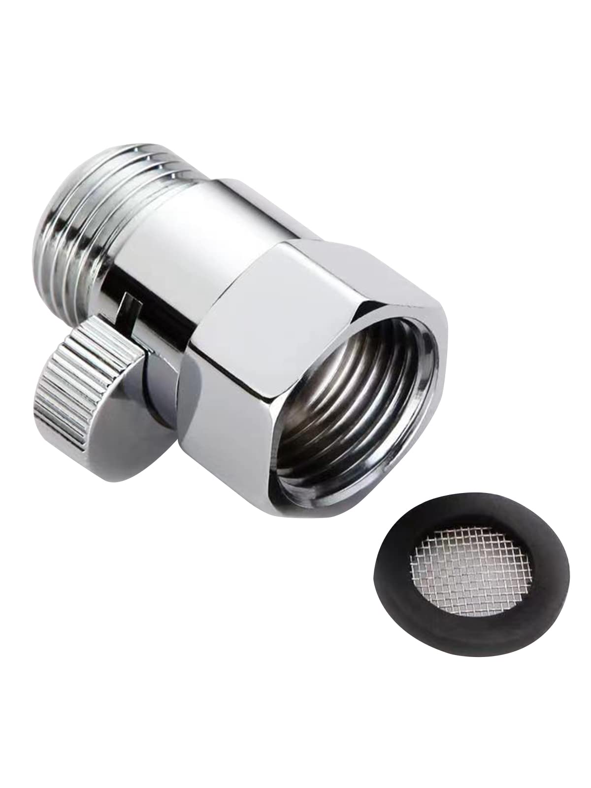 Shower Head Shut Off Valve,Brass Water Flow Control Valve G1/2 Flow Pressure Reg