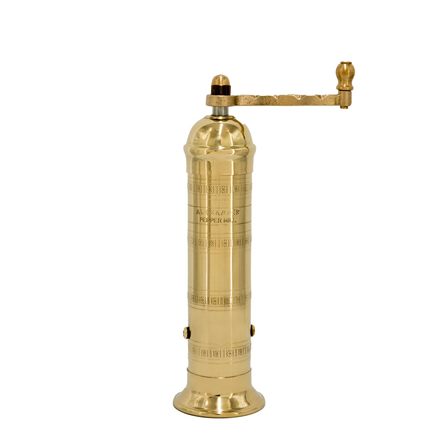 Alexander Home Original Greek Pepper Mill, 8-Inch Brass – European Manual Pepper