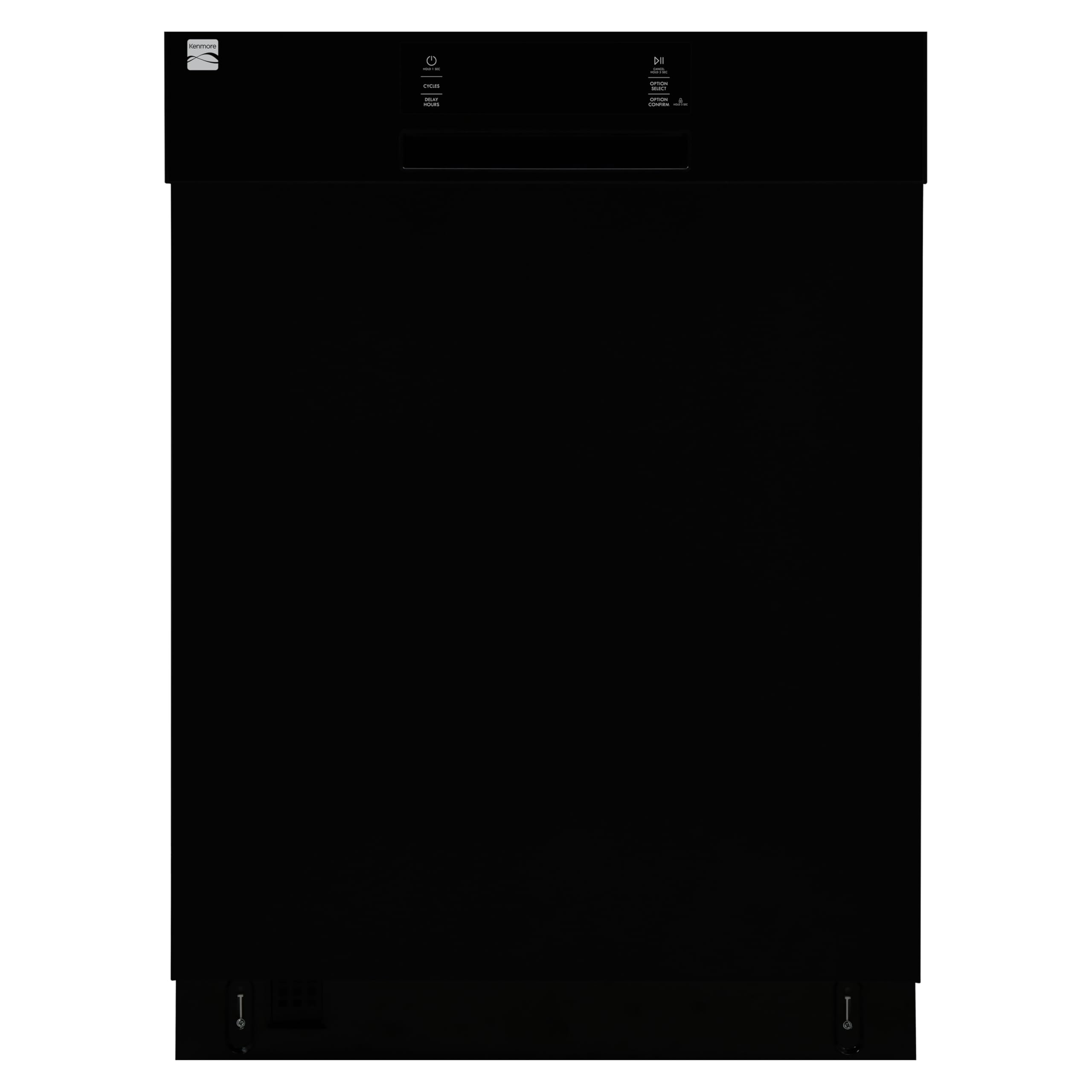 Kenmore 24" Built-In Dishwasher, Black | 51 DBA - UltraWash, SmartWash, Sani Rin