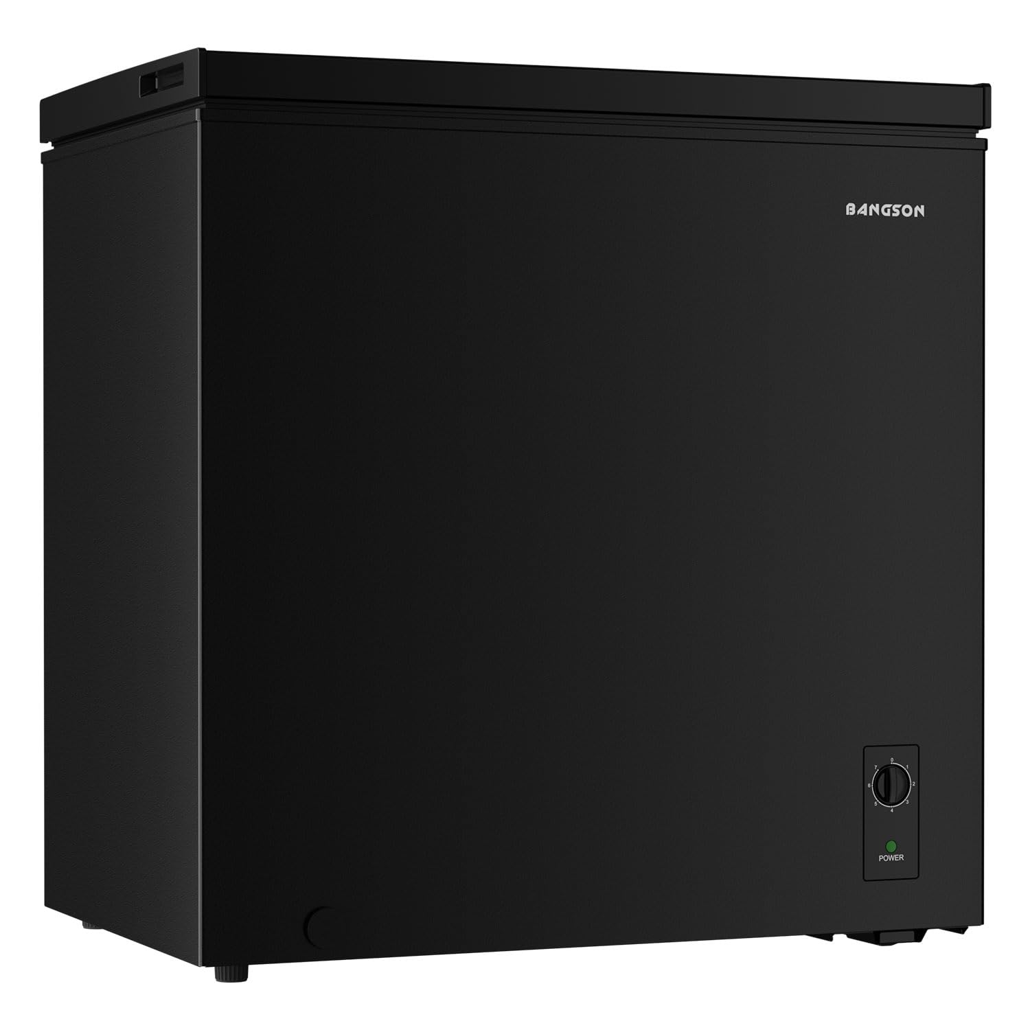 BANGSON 7.1 Cu.Ft Chest Freezer for Apartment, Black | Deep Freezer with Adjusta