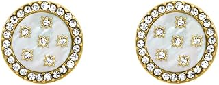 Fossil Women's Sutton Horseshoe Gold-Tone Stainless Steel Stud Earrings (Model: JF04908710)