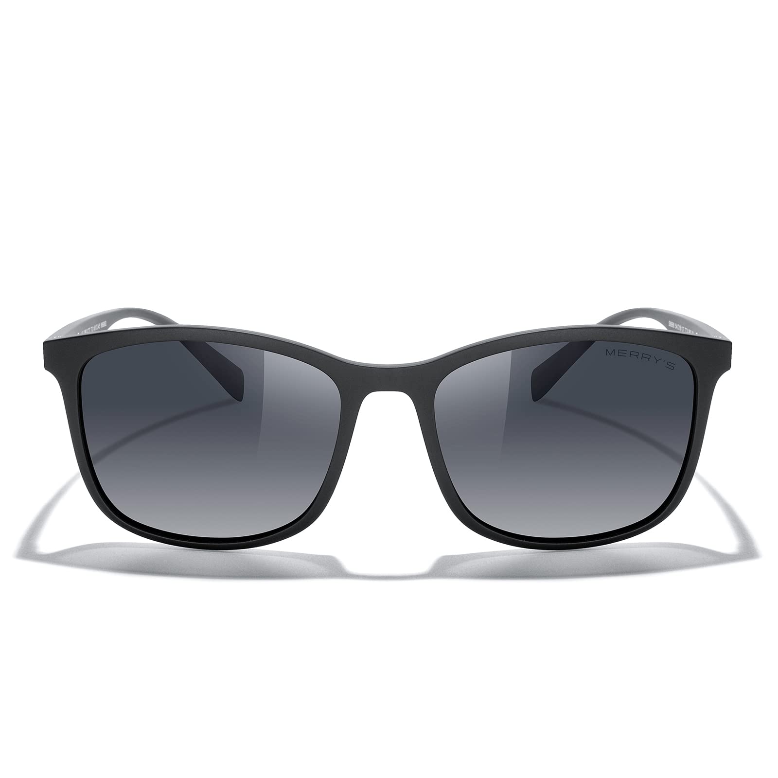 MERRY'S Square Polarized Sunglasses for Men Women Ultralight Shades Driving Fish