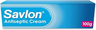 Savlon Antiseptic Cream, Helps Prevent Infections, First Aid Care, 100g | Soothing treatment for minor cuts and wounds, spots, blackheads and sunburn relief, ideal for nappy rash and skin blisters