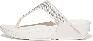 Fitflop Women's Lulu Crystal Emb Toe-post SandWedge Sandal