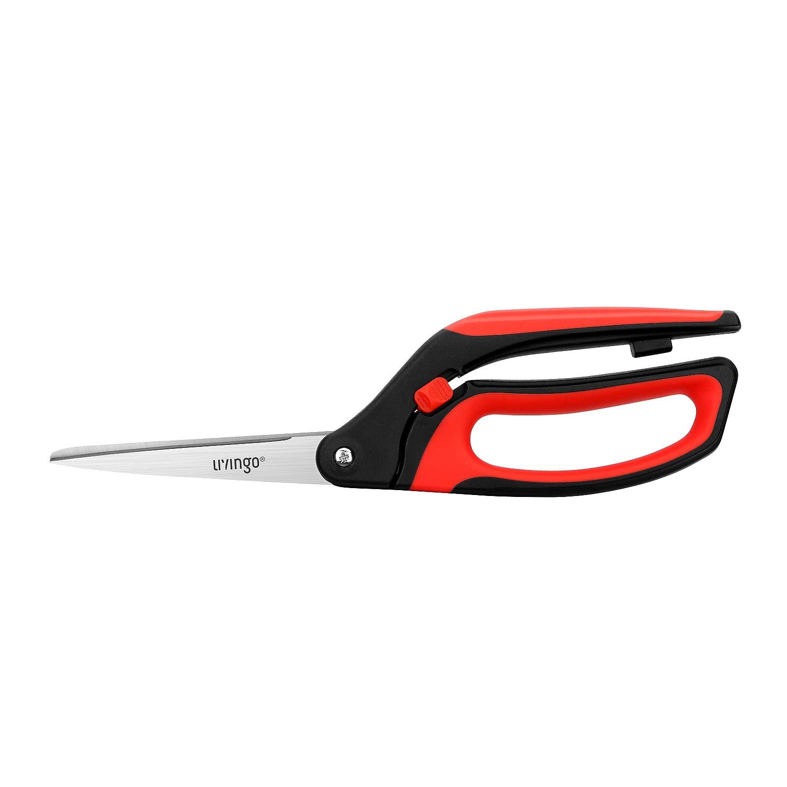 LIVINGO 10" Spring Action Fabric Scissors Heavy Duty Sewing Shears