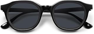 VANLINKER Retro Round Sunglasses for Men Women Vintage Circle Shades VL9829 46mm