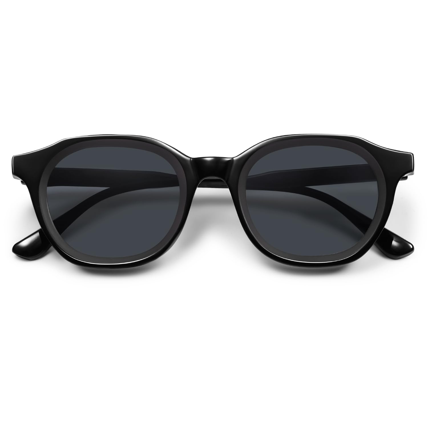 VANLINKER Retro Round Sunglasses for Men Women Vintage Circle Shades VL9829 46mm