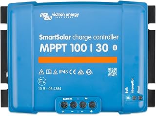 Victron Energy SmartSolar MPPT 100V 30 amp 12/24-Volt Solar Charge Controller, Bluetooth (UL 1741)